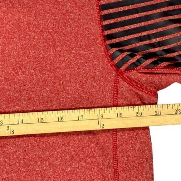 Adidas Ultimate Hoodie Mens Sz M Red Black Striped Climawarm Athletic Sweatshirt - Picture 12 of 16